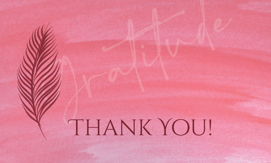 Thank You Cards - Pink